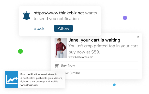 Desktop and Mobile Push Notifications Use Case