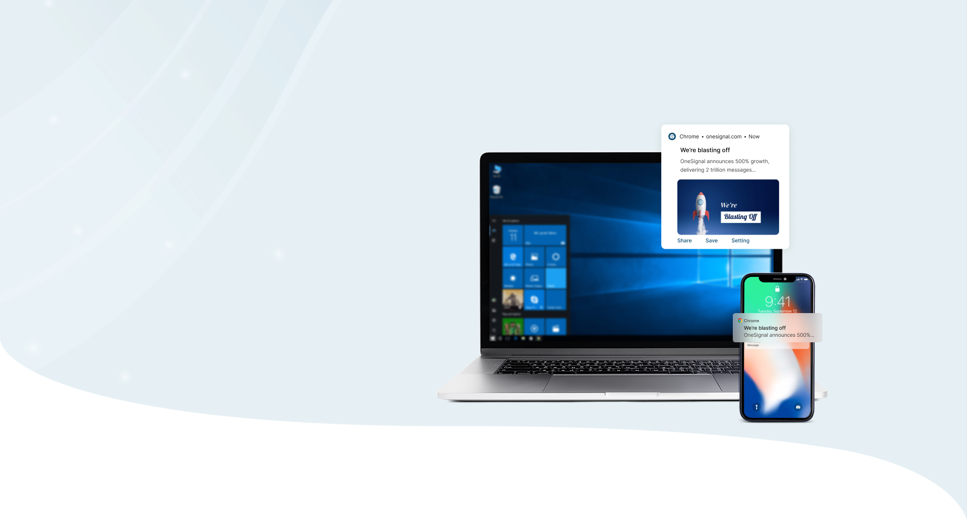 Desktop & Mobile Push Notification